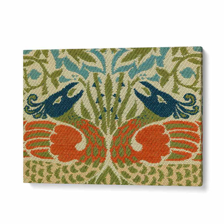 PEACOCK AND DRAGON (1878) , WILLIAM MORRIS PAINTINGS , ARTWORKS BY WILLIAM MORRIS