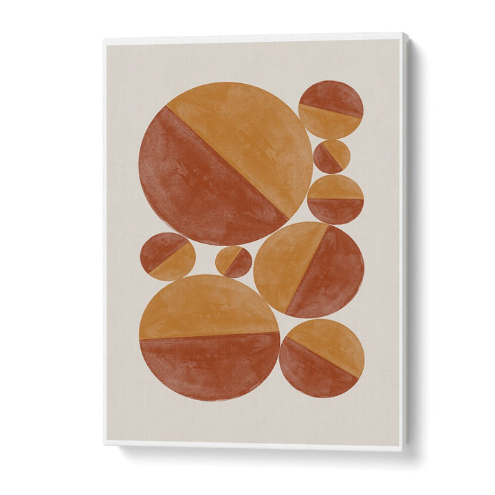 BURNT ORANGE BOLS BY THE MIUUS STUDIO , ABSTRACT PAINTINGS, ABSTRACT ART PRINTS