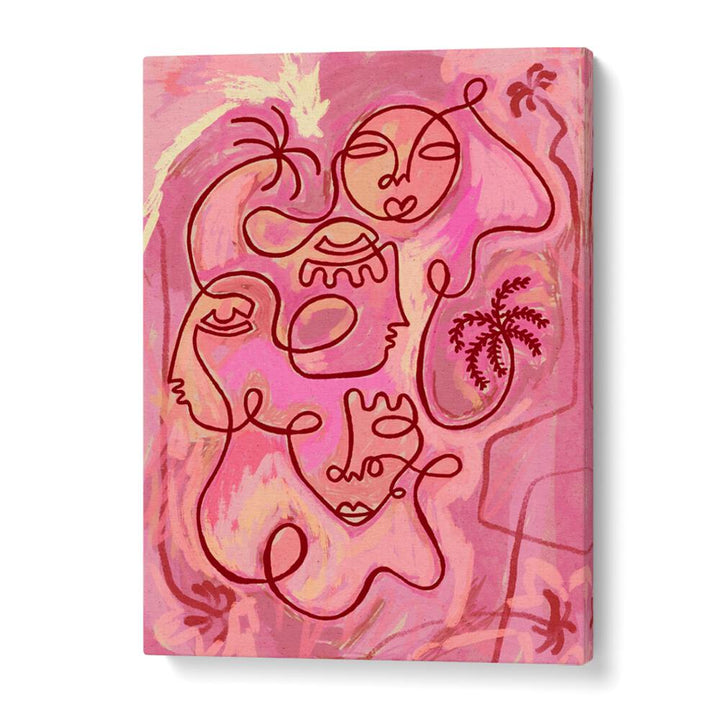 ESCAPE TO PEACE , BOHO ART PAINTINGS