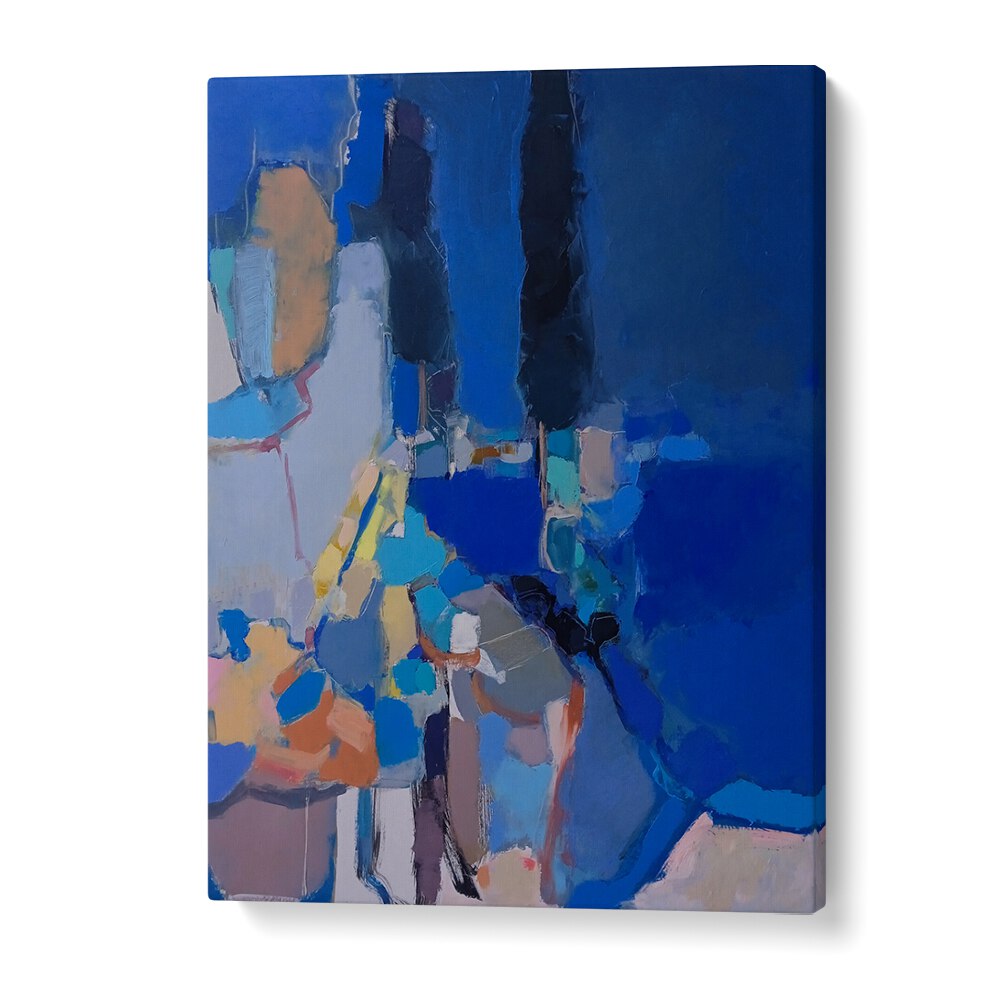 Vibrant BLUE BLUE DAY, ABSTRACT PAINTINGS capture the essence of adventure and unforgettable moments in art.