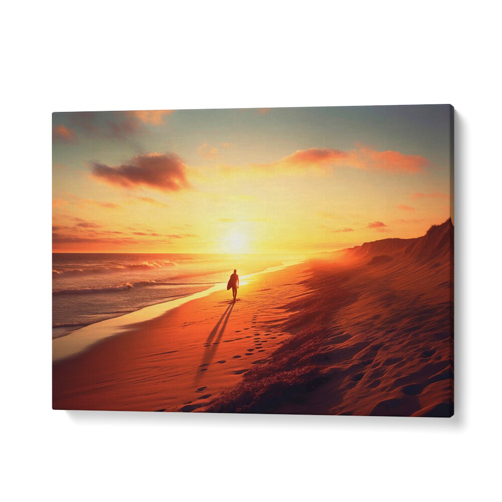 Tranquil sunset at SUNSET BEACH, showcasing beach paintings for sunbathers and outdoor enthusiasts.
