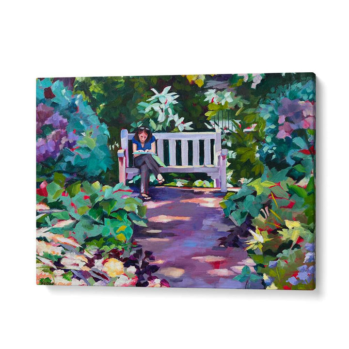 PRINCETON GARDEN , LANDSCAPE PAINTINGS