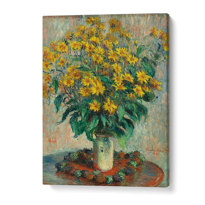 JERUSALEM ARTICHOKE FLOWERS (1880) , VINTAGE PAINTINGS