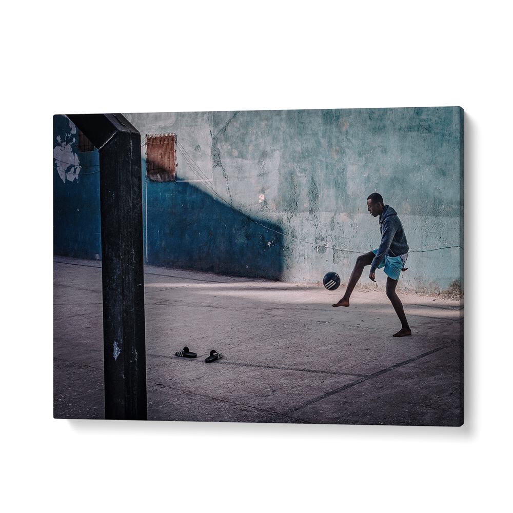 ABSTRACT painting - FUTBOL by Asianmonk