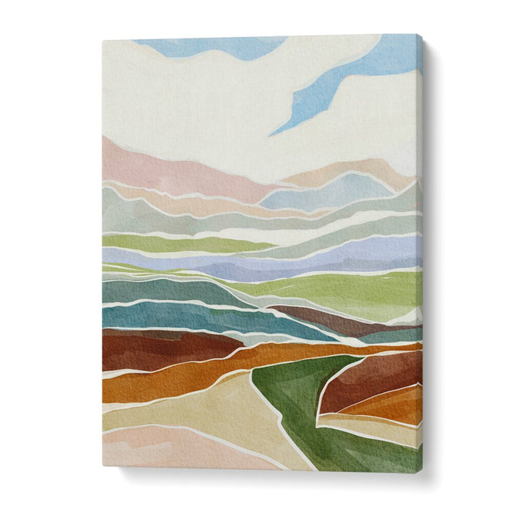 WARM AND COOL , LANDSCAPE PAINTINGS