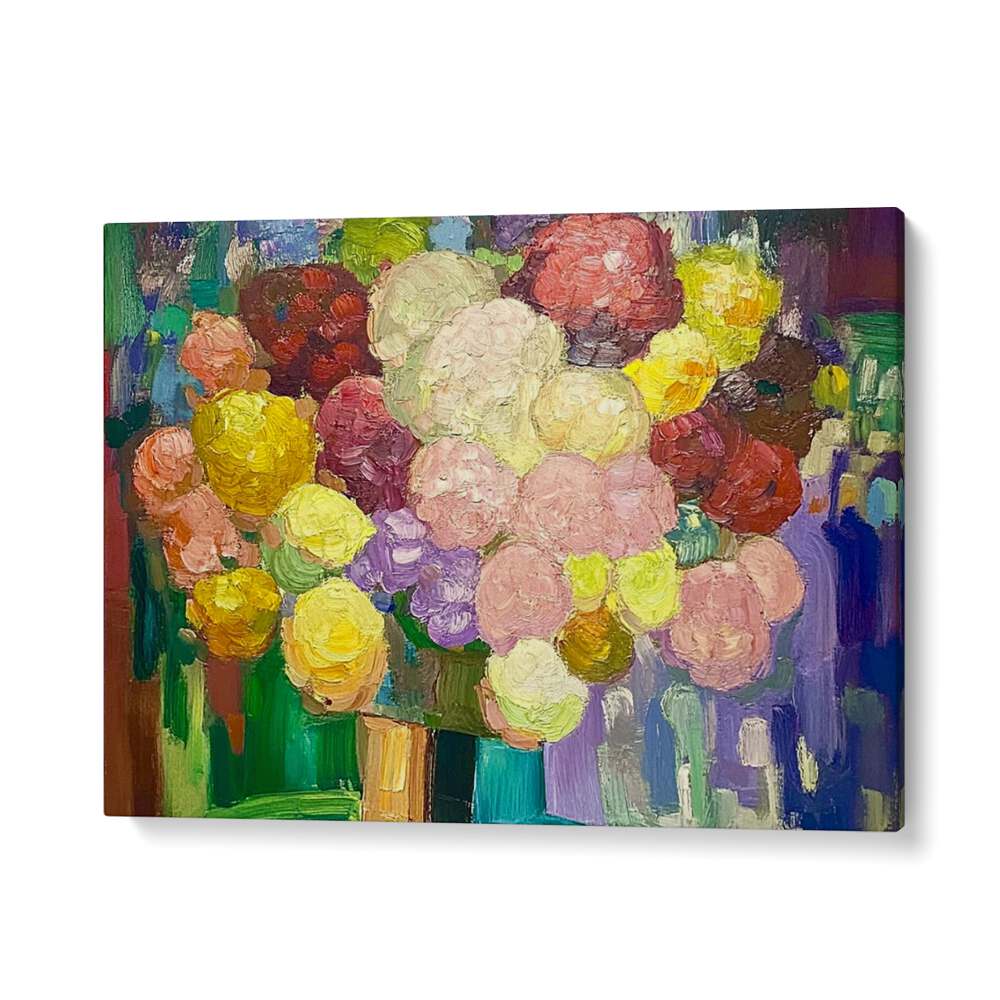 Bright and vibrant FLOWERS IN A VASE create a stunning centerpiece, perfect for enhancing any living space.