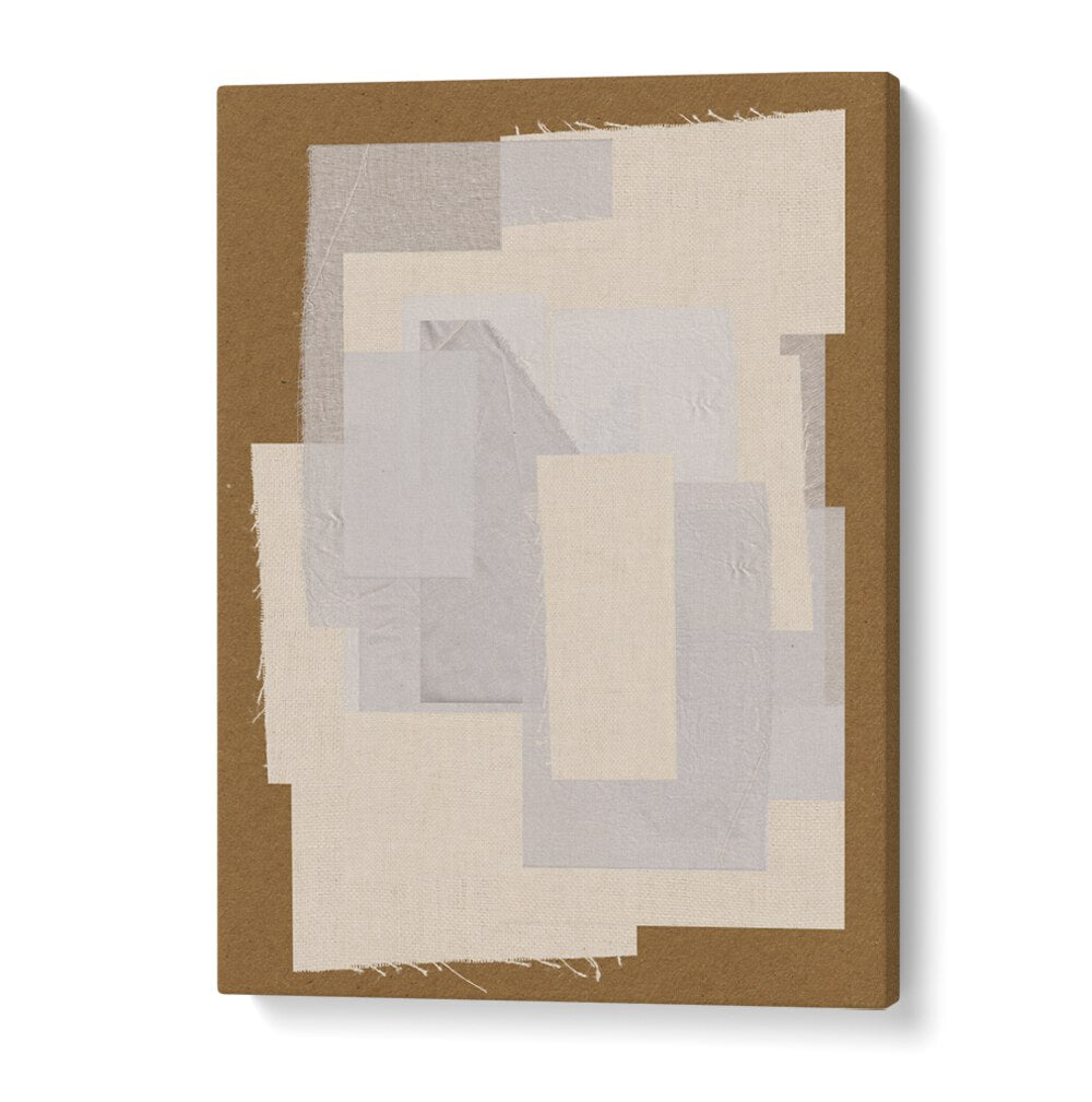 Stunning FABRIC PATTERN COLLAGE NO.VI, ABSTRACT PAINTINGS adds modern flair and vibrancy to any living space.