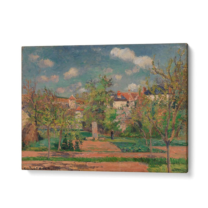 GARDEN IN FULL SUNLIGHT (LE JARDIN AU GRAND SOLEIL, PONTOISE) , VINTAGE PAINTINGS