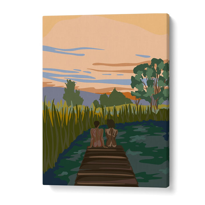 OH MIRROR IN THE SKY , LANDSCAPE PAINTINGS