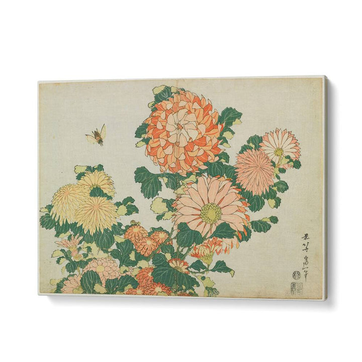 CHRYSANTHEMUMS AND HORSEFLY (CA.1833–1834)   BY KATSUSHIKA HOKUSAI, JAPANESE PAINTINGS