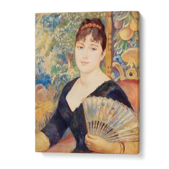 WOMAN WITH FAN : FEMME À L'ÉVENTAIL (1886) , VINTAGE PAINTINGS