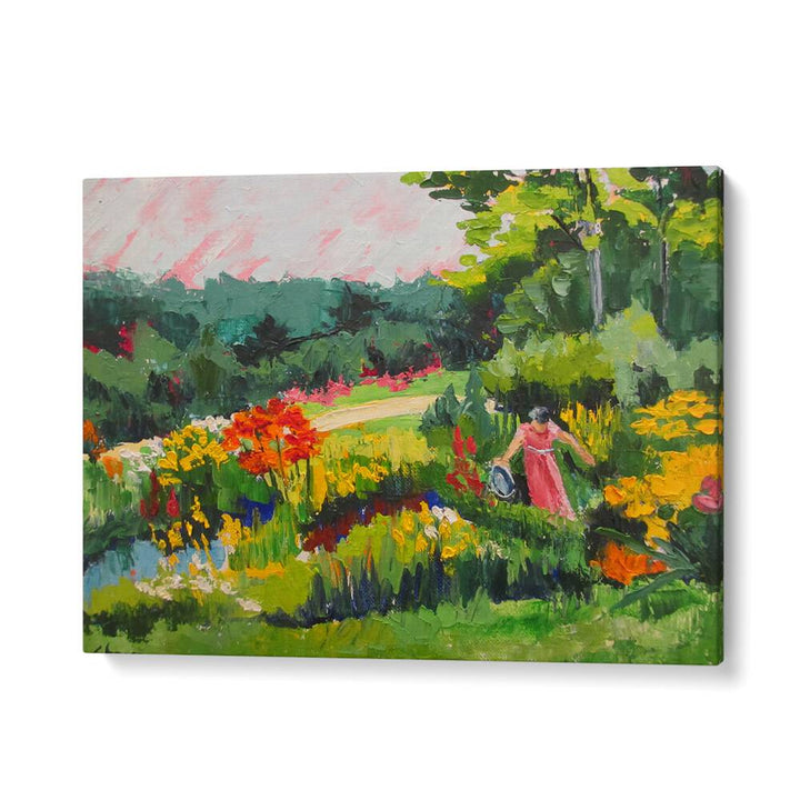PLANTING A GARDEN , LANDSCAPE PAINTINGS