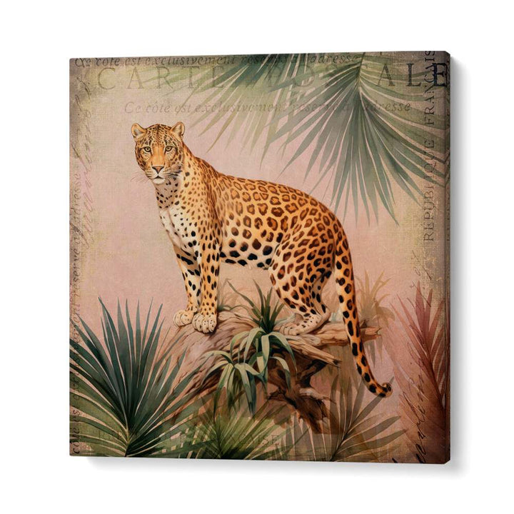 CHEETAHS TROPICAL JUNGLE BY ANDREA HAASE , WILDLIFE POSTERS, WILDLIFE PAINTINGS