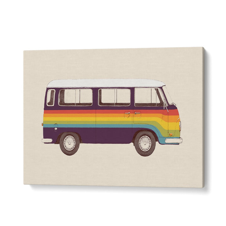 VAN RAINBOW BY FLORENT BODART, AUTOMOTIVE ART PRINTS