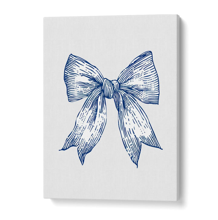 DARK BLUE COASTAL STRIPED BOW