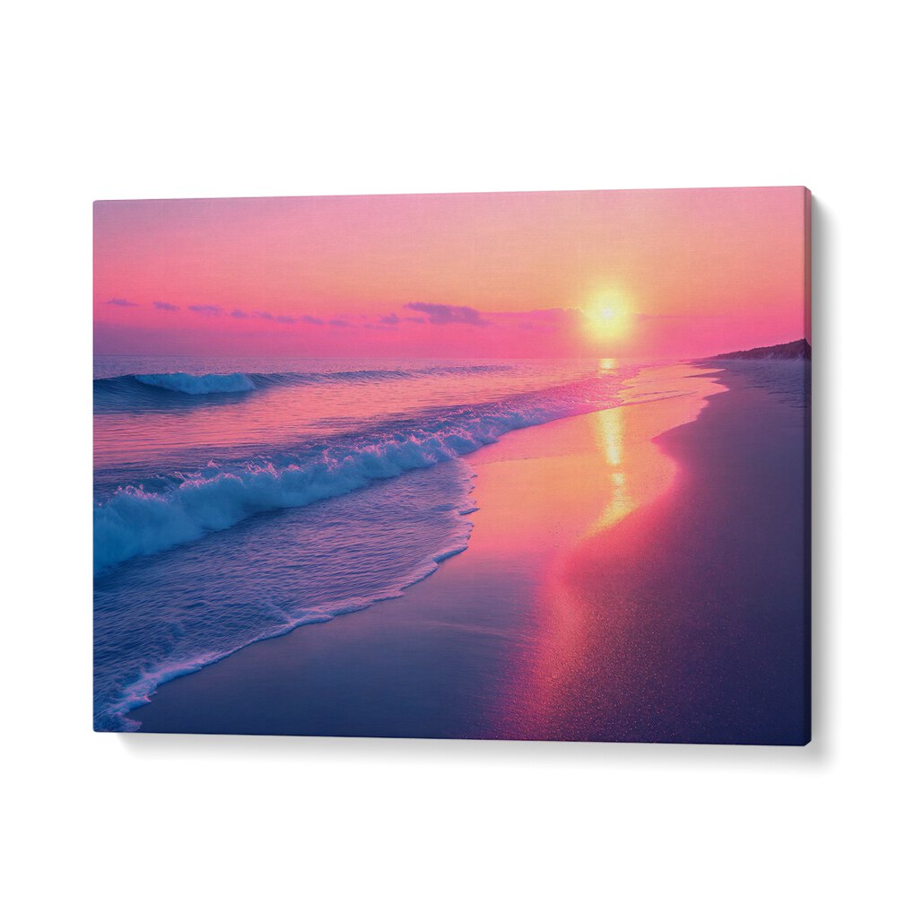 Relax with the SUNSET SONATA, BEACH PAINTINGS, capturing serene beach vibes and vibrant sunset hues.