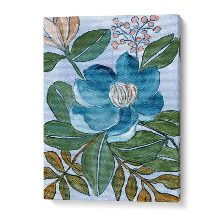 BLUE BLOSSOM , FLORAL FLOWER PAINTINGS