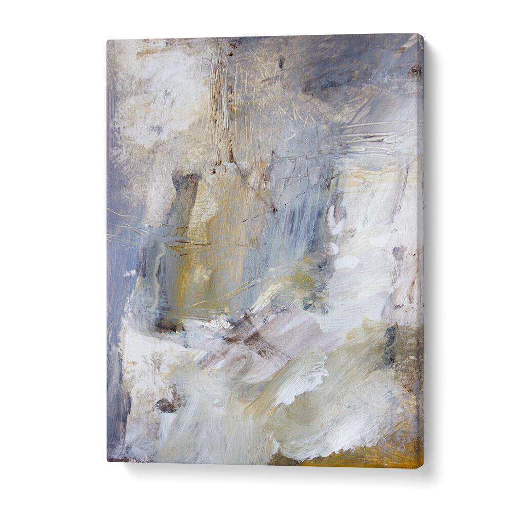 Float, abstract paintings showcasing a blend of soft colors and textures perfect for modern decor.