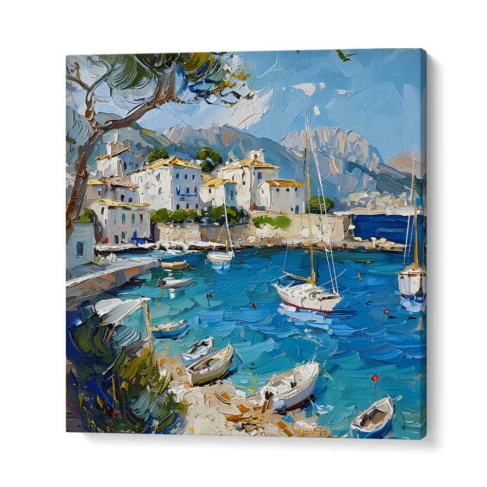 Stunning view of BLUE MEDITERRANEAN SEA MALLORCA, capturing serene coastal beauty and vibrant Mediterranean colors.