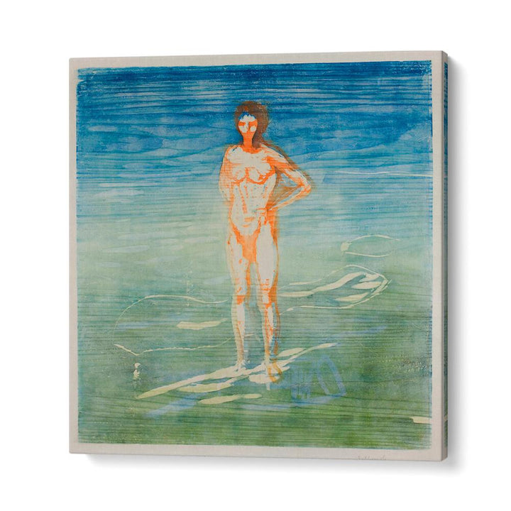 MAN BATHING (1899) , VINTAGE PAINTINGS