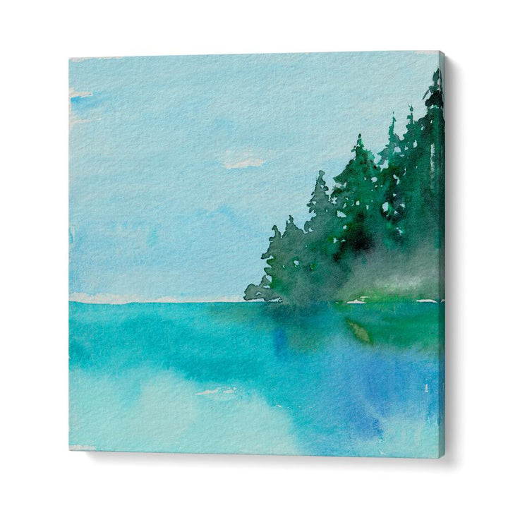 ON THE LAKE , LANDSCAPE PAINTINGS