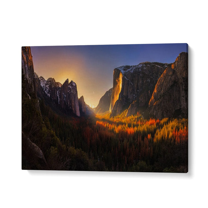 YOSEMITE FIREFALL BY YAN ZHANG , LANDSCAPE PHOTO PRINTS