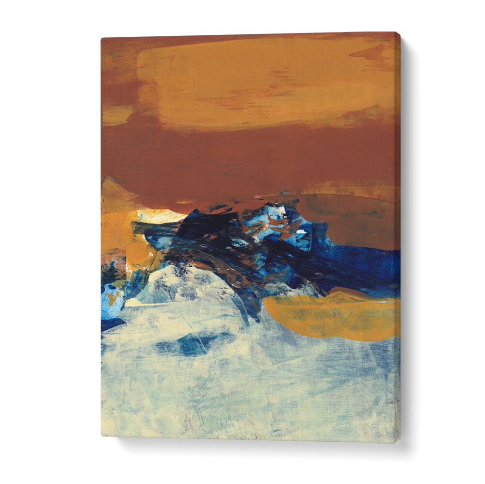 Elegant CORRELATIONS II, ABSTRACT PAINTINGS in vibrant colors, perfect for enhancing any workspace's aesthetic.