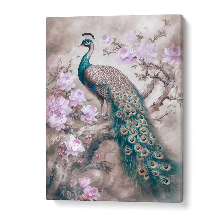 PEACOCKS ROMANCE , ANIMAL PAINTINGS