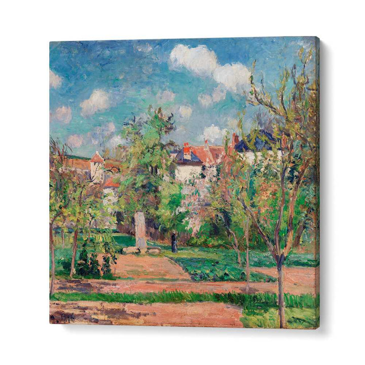 THE GARDEN IN THE SUN, PONTOISE (1876) , VINTAGE PAINTINGS