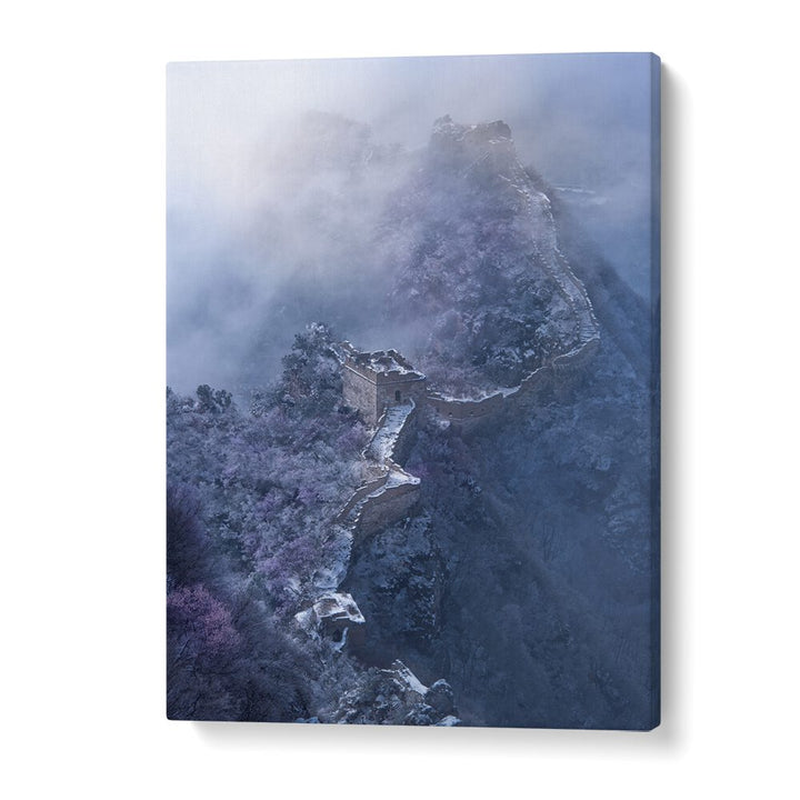 SPRING SNOW GREAT WALL , LANDSCAPE PHOTO PRINTS