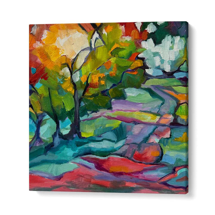 COLOURFUL PATH , LANDSCAPE PAINTINGS
