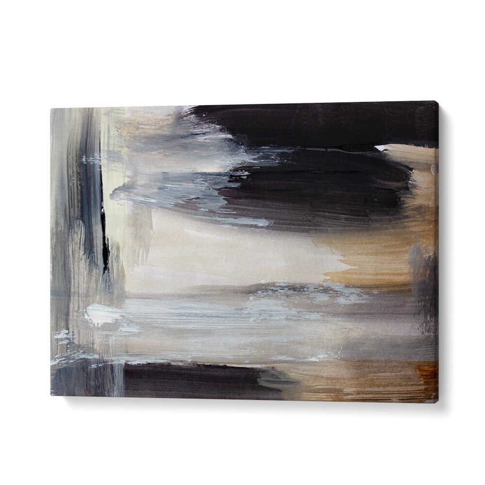 CALICO, ABSTRACT PAINTINGS feature a stunning blend of neutral tones and dynamic brush strokes, perfect for modern decor.