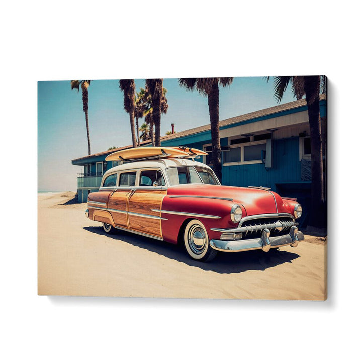 SURFING VINTAGE CAR , CAR POSTERS