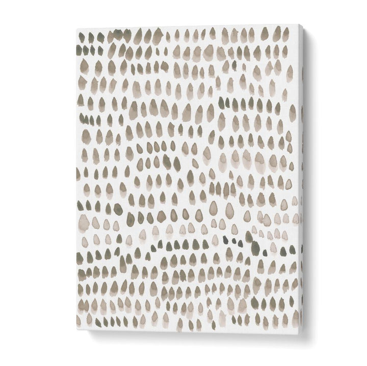 PAINTED DOTS LIGHT BROWN , ABSTRACT PAINTINGS