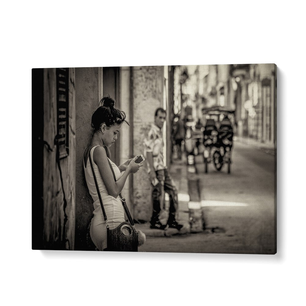 ABSTRACT painting - LA HABANA STREET by Asianmonk