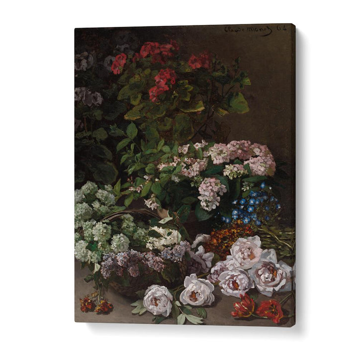 SPRING FLOWERS (1864) , VINTAGE PAINTINGS