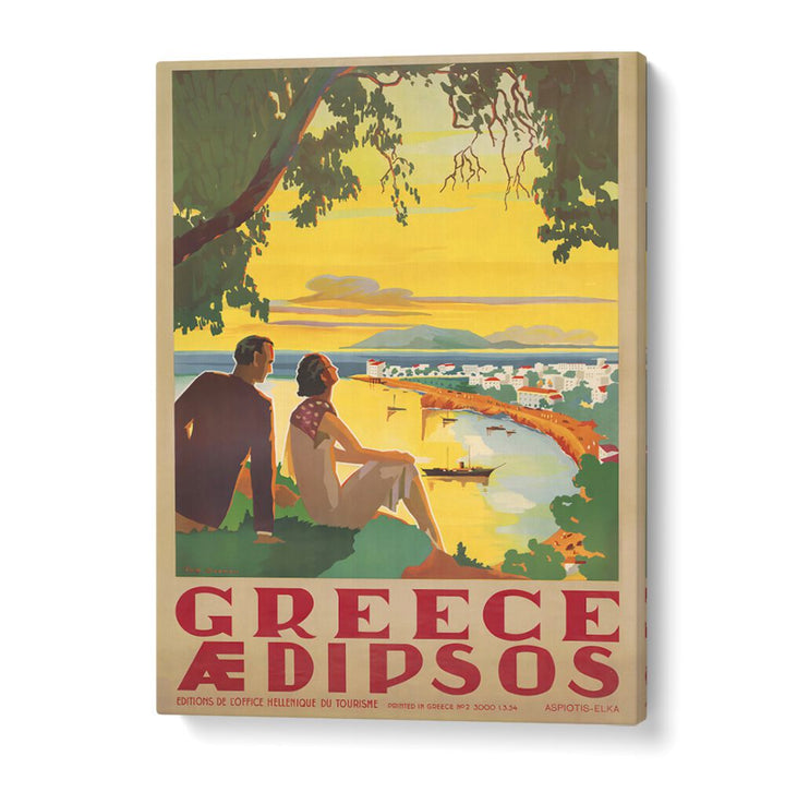 GREECE , VINTAGE PAINTINGS