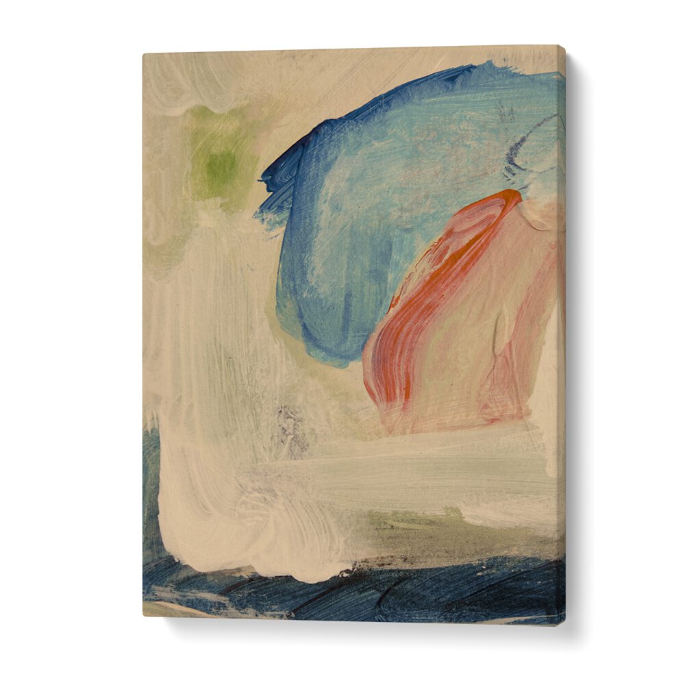 Colorful abstract painting featuring gentle brushstrokes, perfect for modern decor. Shop GENTLE BRUSHSTROKES, ABSTRACT PAINTINGS.