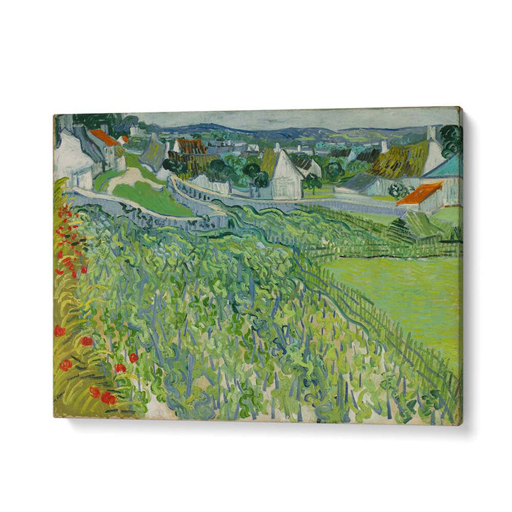 VINCENT VAN GOGH'S VINEYARDS AT AUVERS (1890) ,  VINTAGE PAINTINGS