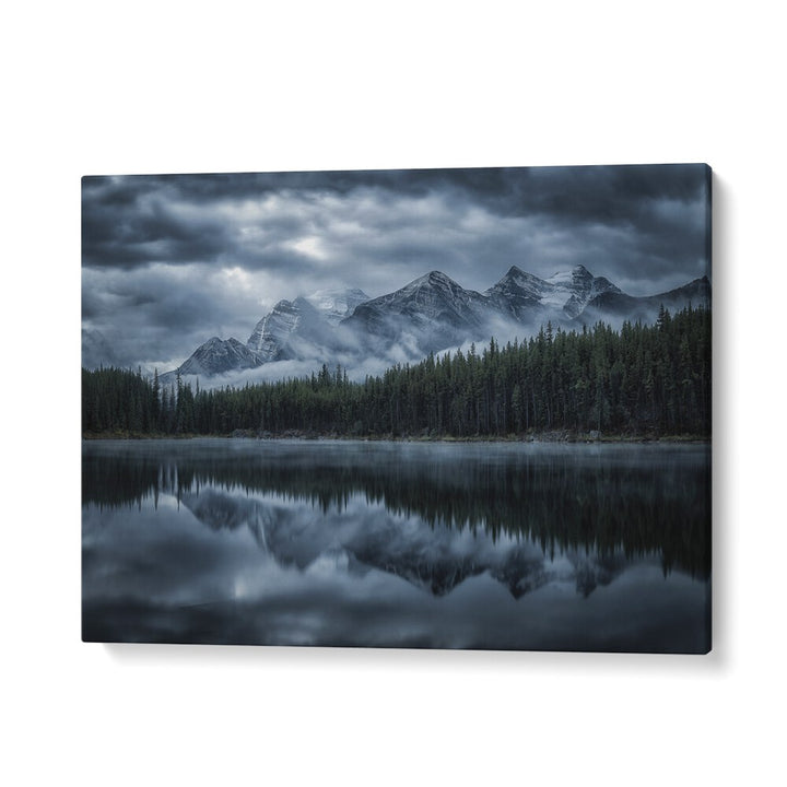 Stunning cold mountains reflected in serene water, perfect for nature lovers. Explore our COLD MOUNTAINS, PHOTOGRAPHY PRINTS.