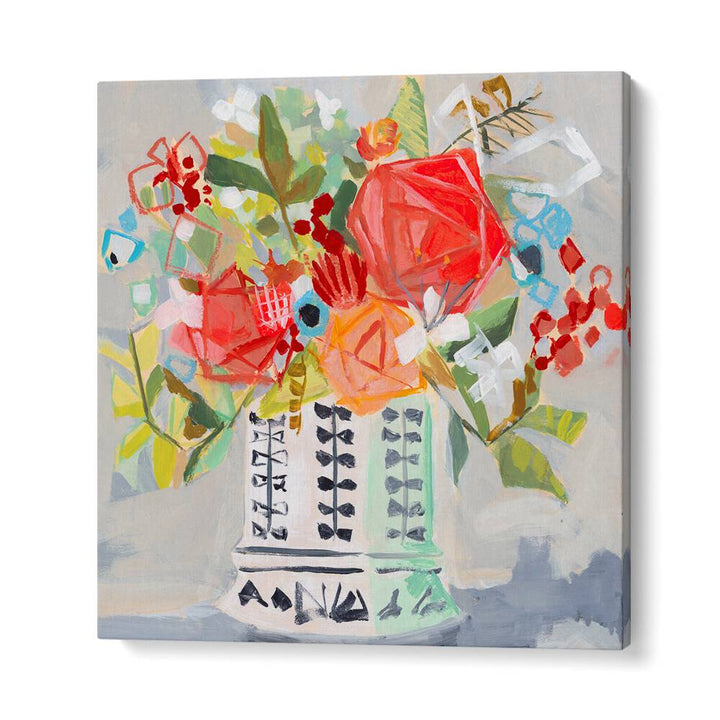 Vibrant MIRANDA S BOUQUET, FLORAL FLOWER PAINTINGS showcasing abstract blooms to enhance your living space.
