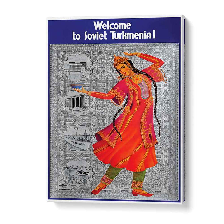 TURKMENIA , VINTAGE TRAVEL POSTERS