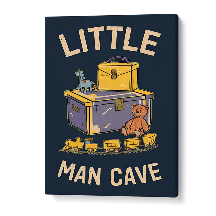 LITTLE MAN CAVE BY ANDREAS MAGNUSSON, KIDS ROOM PAINTINGS , KIDS ROOM WALL ART