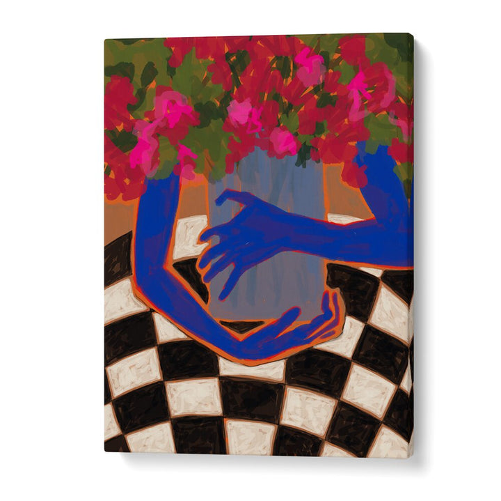 IN  THE MORNING , FLORAL FLOWER PAINTINGS