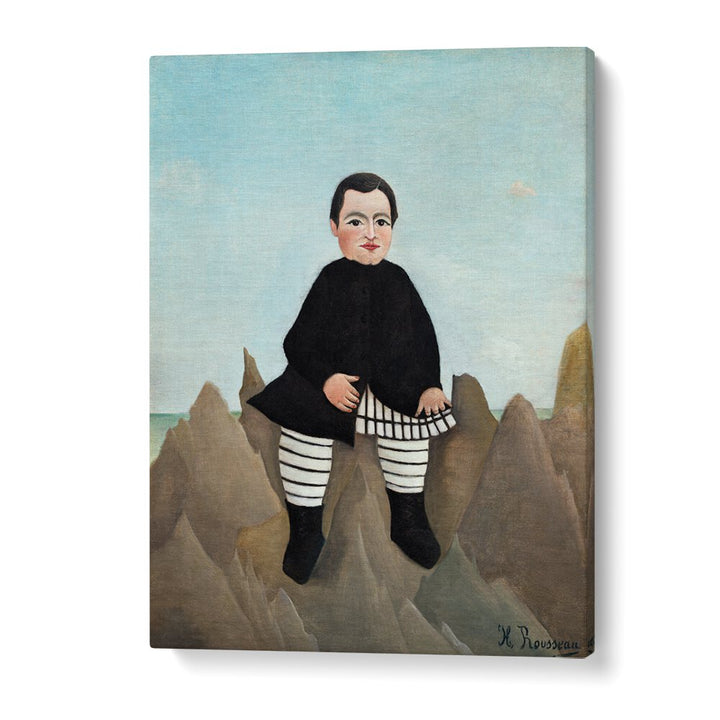 BOY ON THE ROCKS (1895–1897) , VINTAGE PAINTINGS
