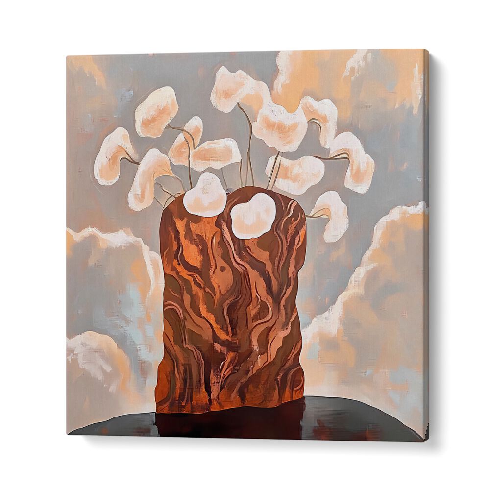 Elevate your decor with the FLOWER POT ABSTRACT II, a captivating piece that combines art and functionality beautifully.