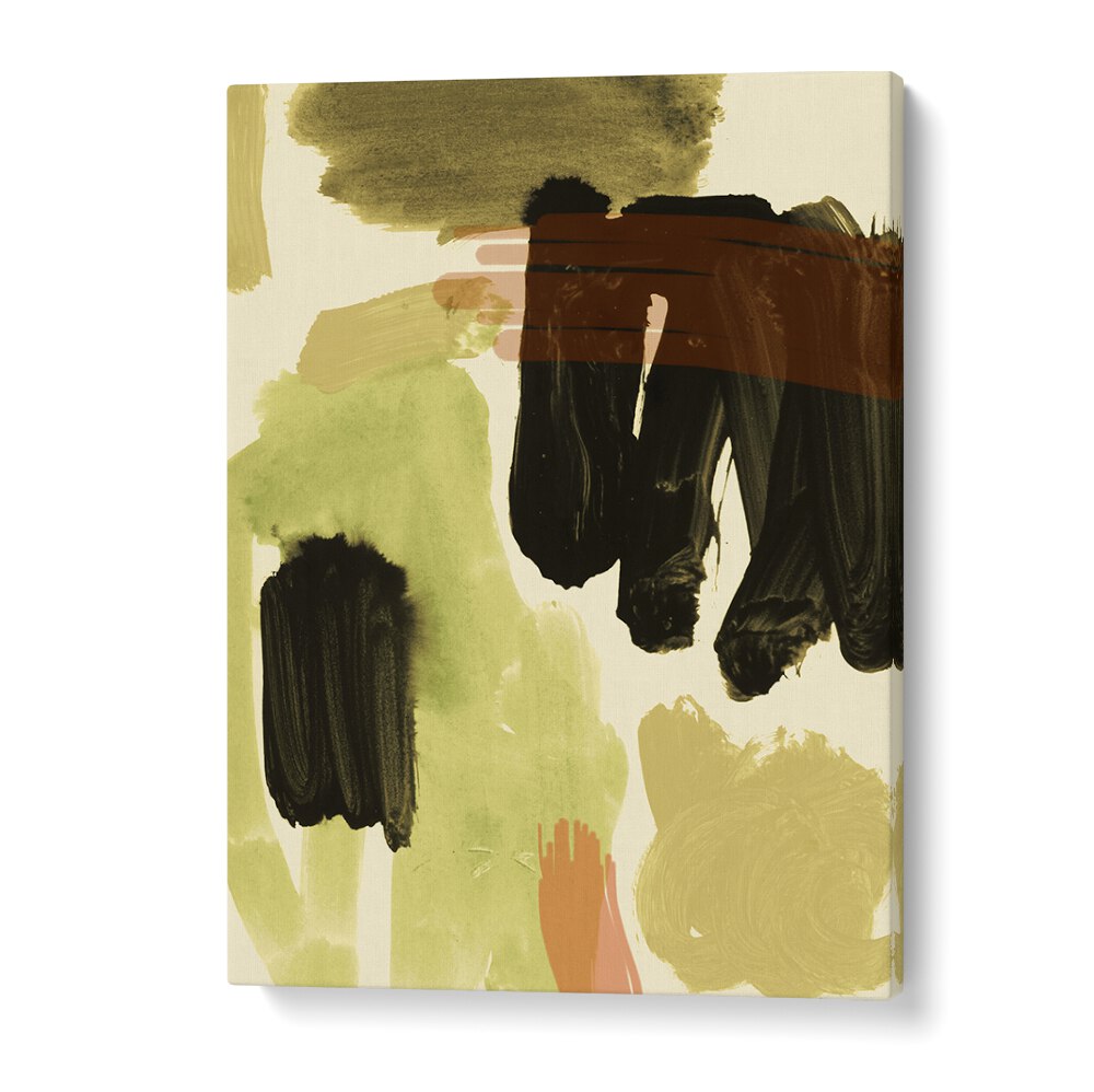 Modern abstract art featuring bold strokes in earthy tones, showcasing MINIMALIST PAINTING VIII, ABSTRACT PAINTINGS.