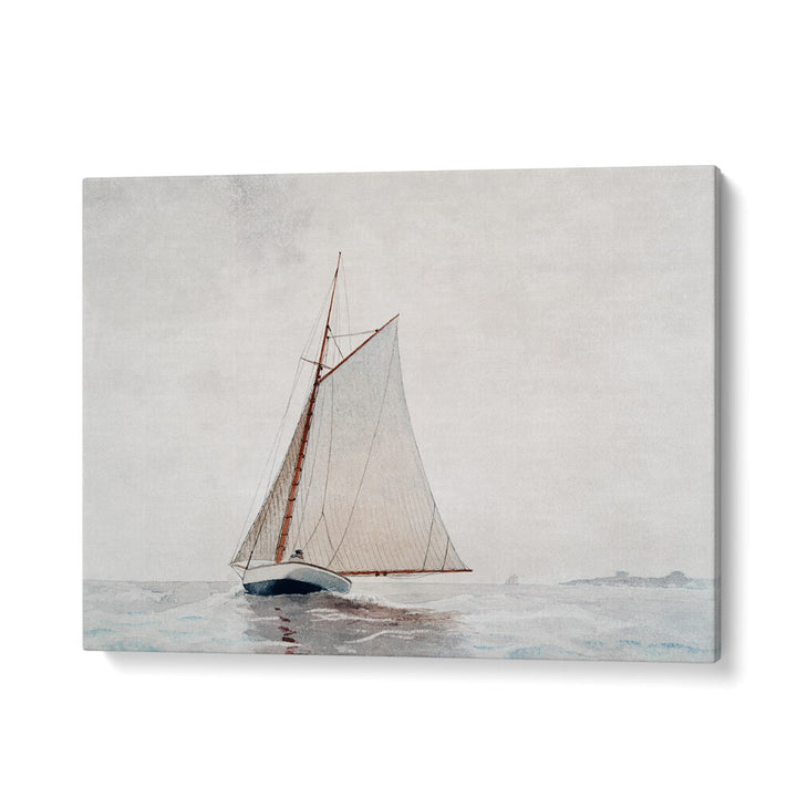 SAILING OFF GLOUCESTER (CA.1880) ,  VINTAGE PAINTINGS