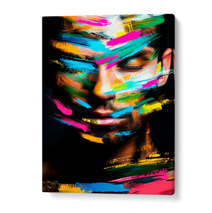 Colorful and striking, the FACELESS XI, ABSTRACT PAINTINGS by Philippe HUGONNARD redefines modern art aesthetics.