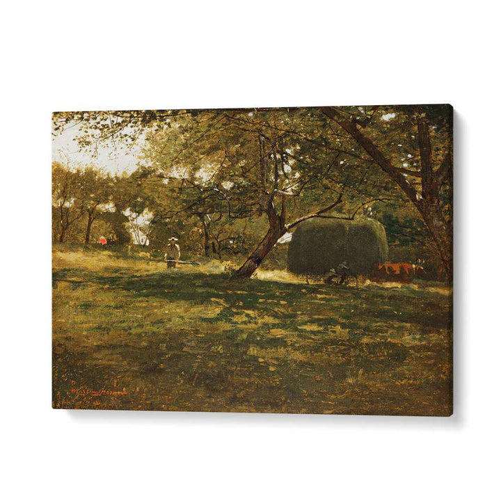 HARVEST SCENE (CA. 1873), VINTAGE PAINTINGS